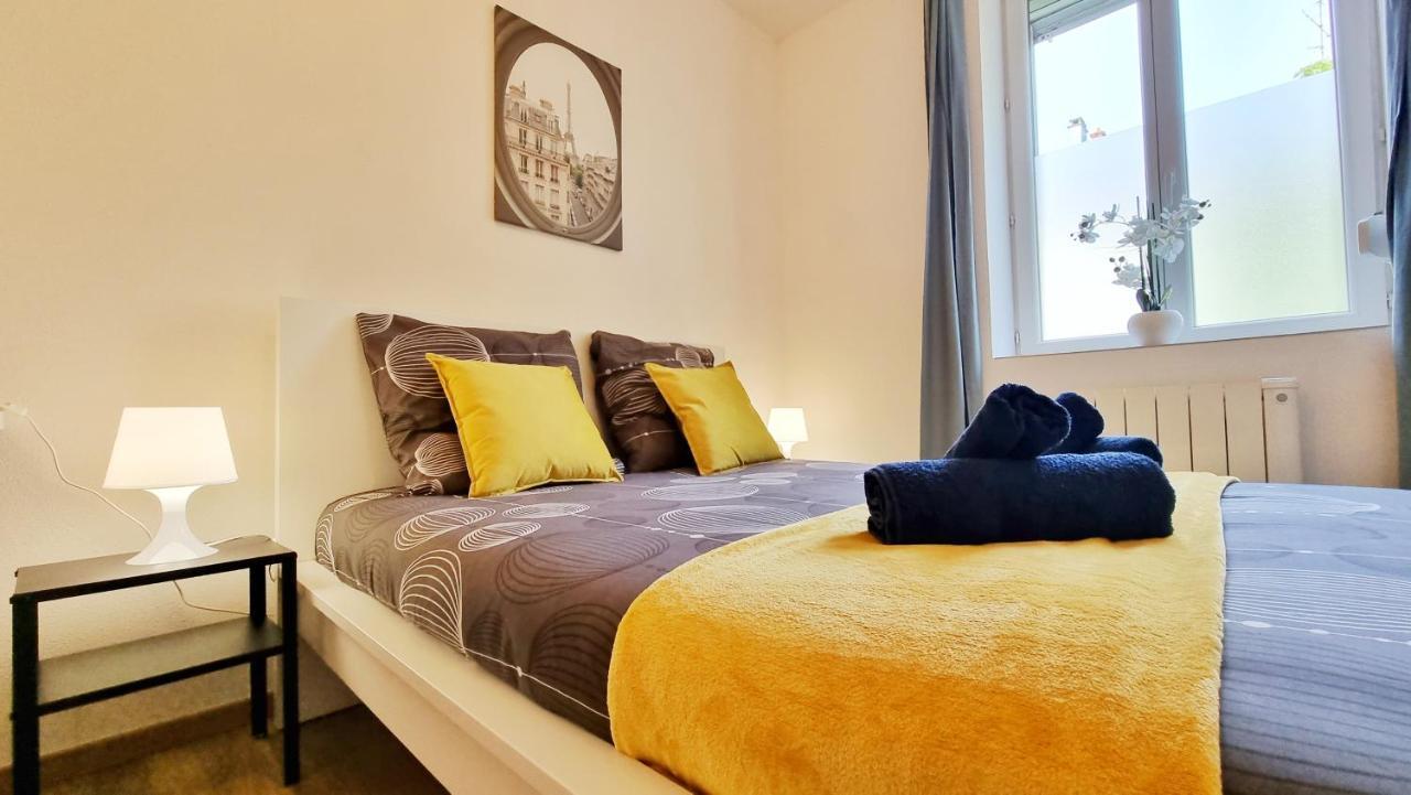 Chez Jm - Calme - Chic - Fibre - Relax Bnb ミュルーズ エクステリア 写真