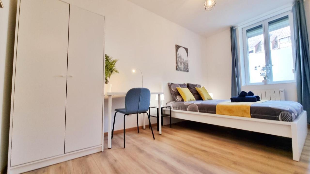 Chez Jm - Calme - Chic - Fibre - Relax Bnb ミュルーズ エクステリア 写真